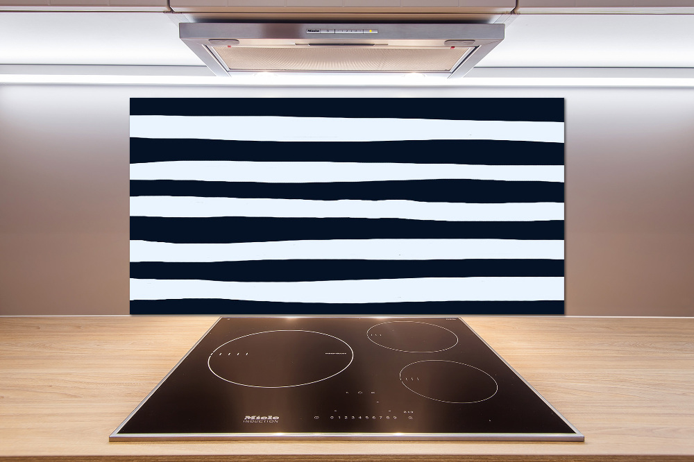 Cooker splashback Background with stripes