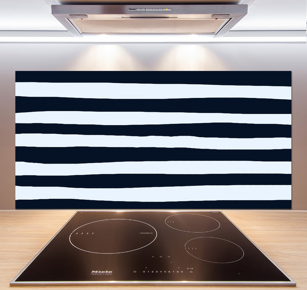 Cooker splashback Background with stripes