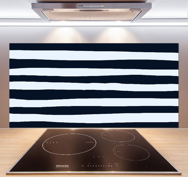 Cooker splashback Background with stripes