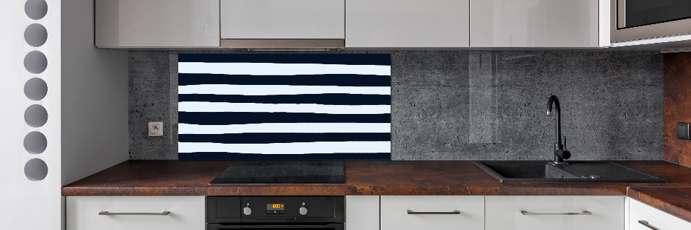 Cooker splashback Background with stripes