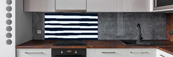 Cooker splashback Background with stripes