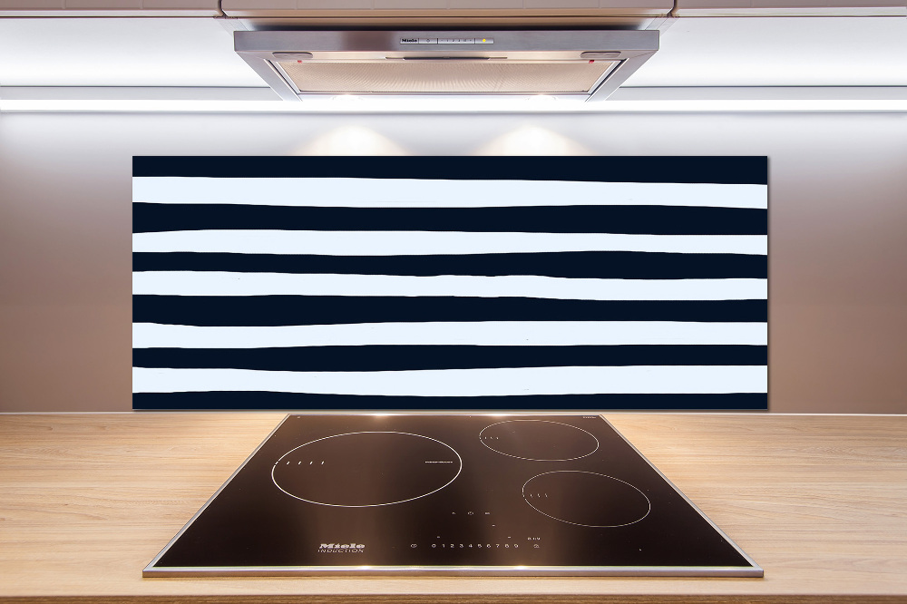 Cooker splashback Background with stripes