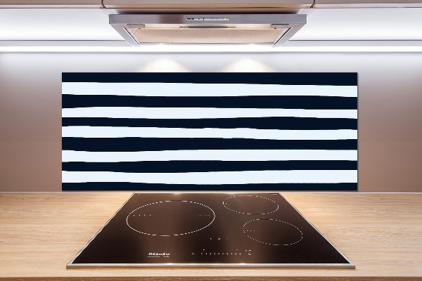 Cooker splashback Background with stripes