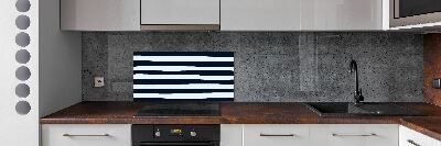 Cooker splashback Background with stripes