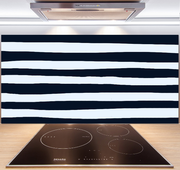 Cooker splashback Background with stripes