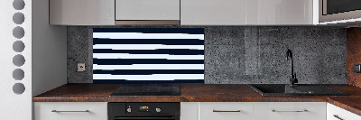 Cooker splashback Background with stripes