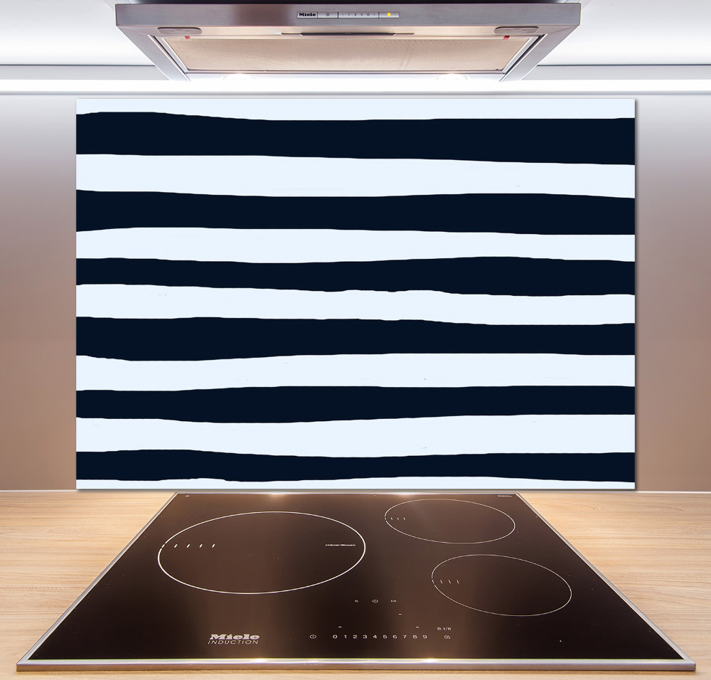 Cooker splashback Background with stripes