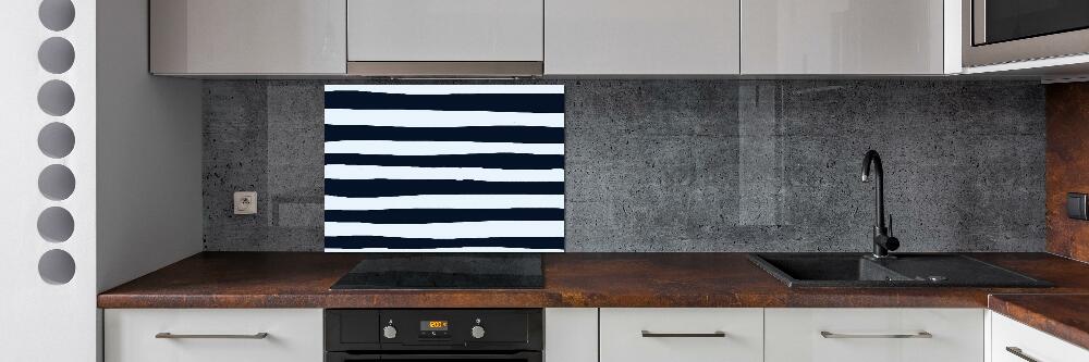 Cooker splashback Background with stripes