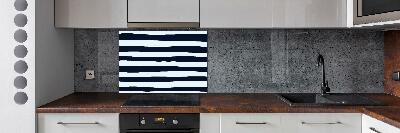 Cooker splashback Background with stripes