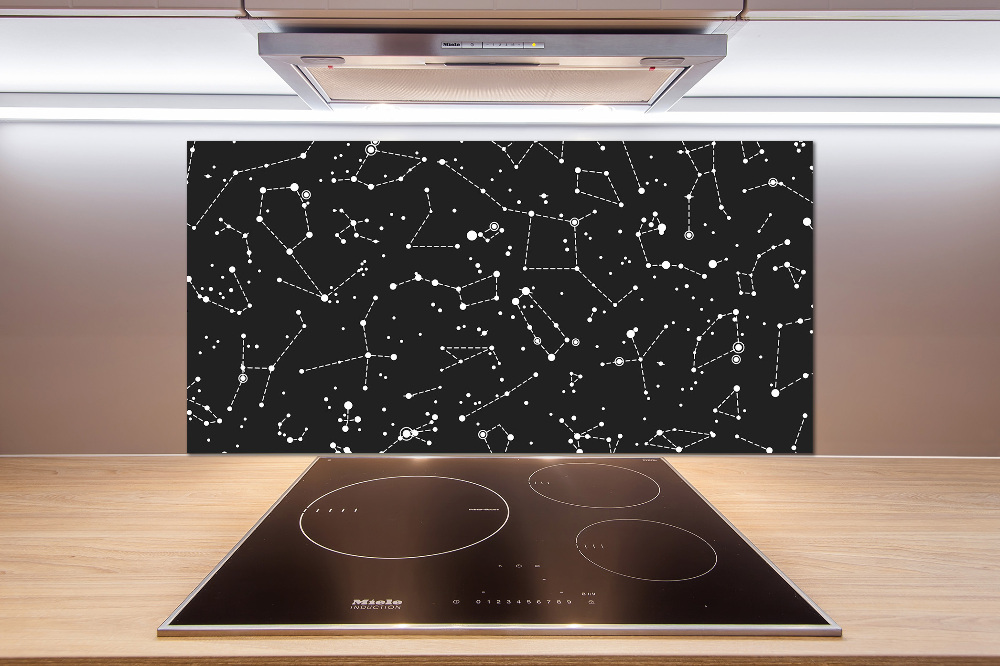 Glass splashback Constellation