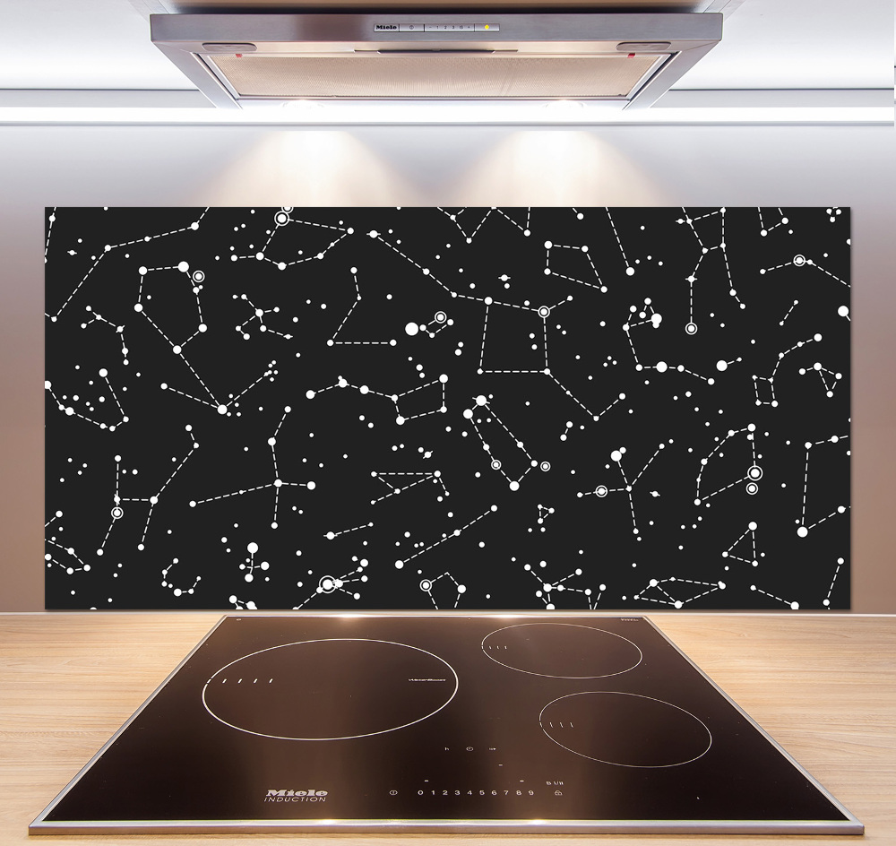 Glass splashback Constellation