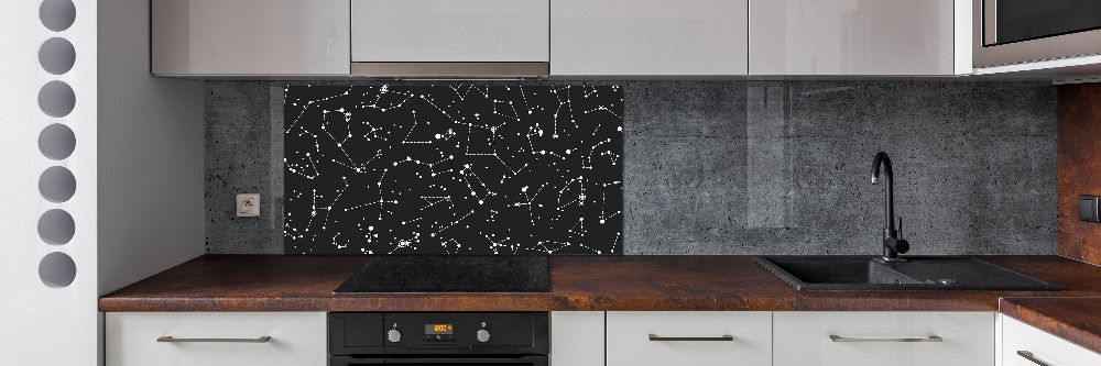 Glass splashback Constellation