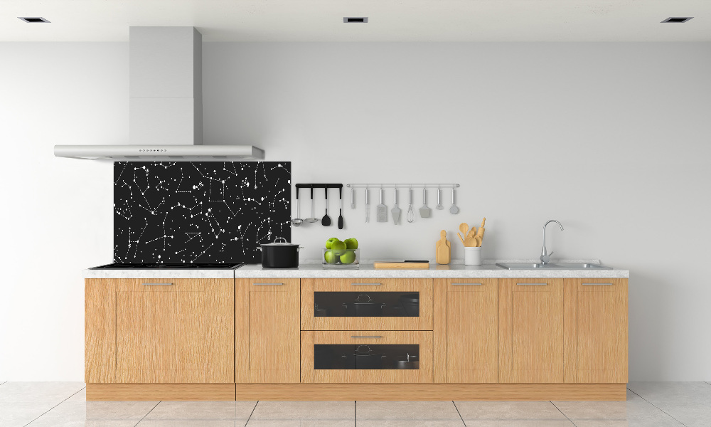 Glass splashback Constellation