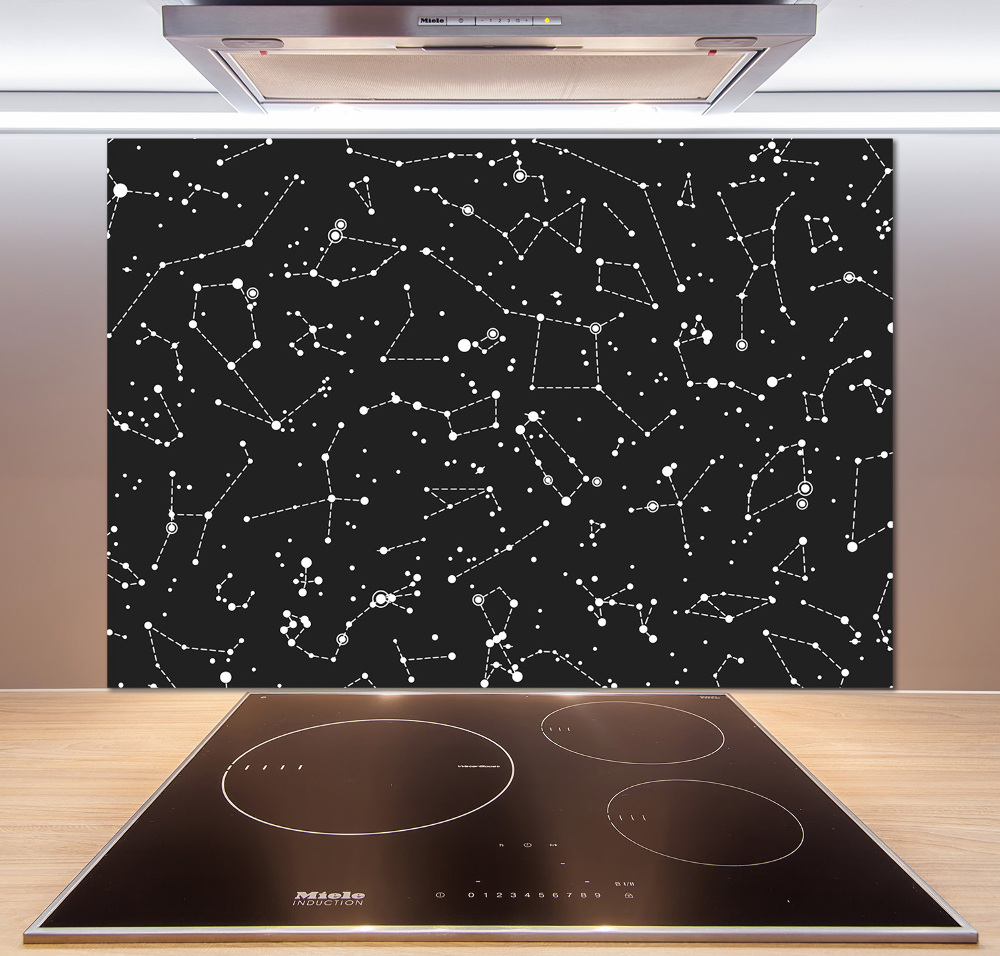 Glass splashback Constellation