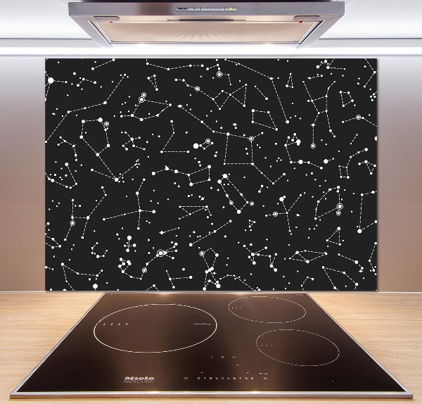 Glass splashback Constellation