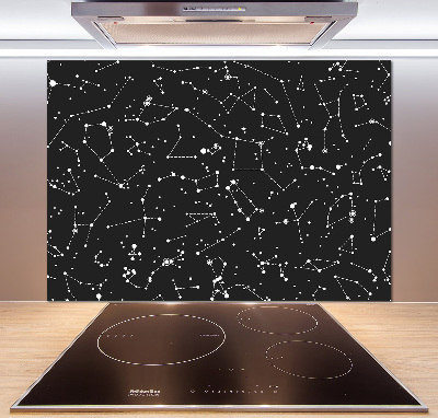 Glass splashback Constellation