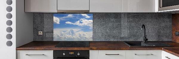 Cooker splashback Clouds in the sky