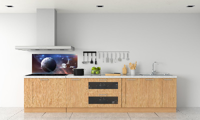 Glass splashback Spacecraft