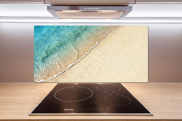 Cooker splashback Beach wave