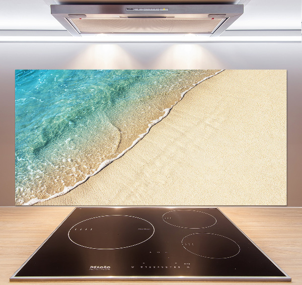 Cooker splashback Beach wave