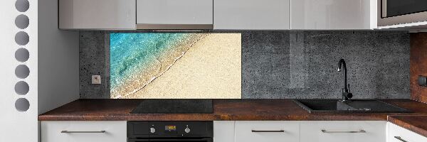 Cooker splashback Beach wave