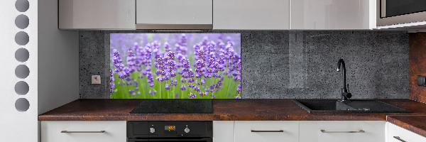 Kitchen splashback Lavender