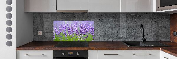 Kitchen splashback Lavender