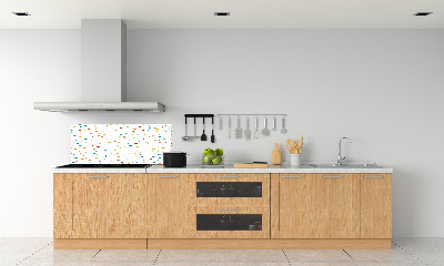 Cooker splashback Colorful dots