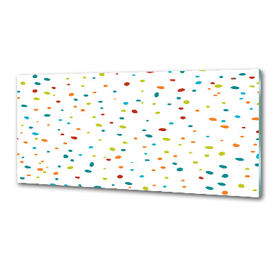 Cooker splashback Colorful dots