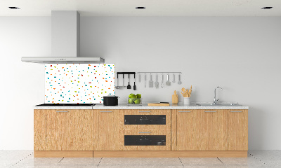 Cooker splashback Colorful dots