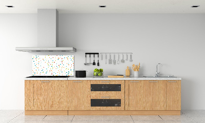 Cooker splashback Colorful dots