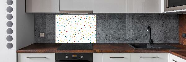 Cooker splashback Colorful dots