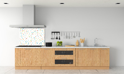 Cooker splashback Colorful dots