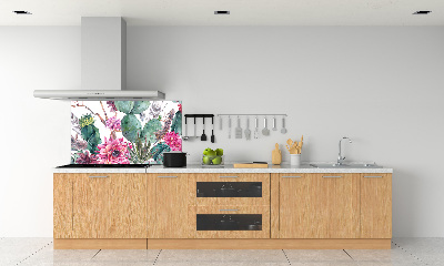 Cooker splashback Cacti