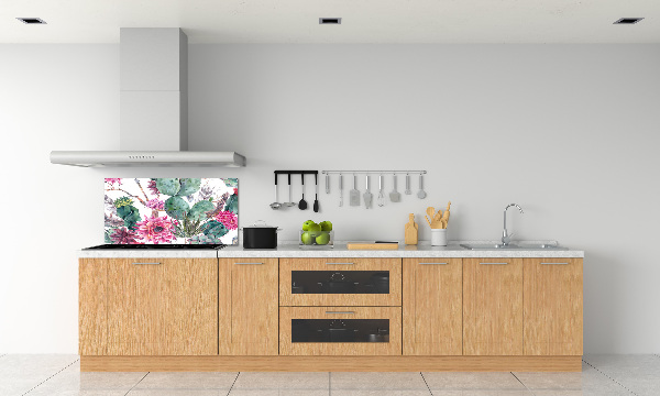 Cooker splashback Cacti