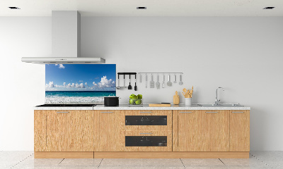 Cooker splashback Seychelles beach