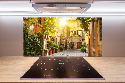 Cooker splashback Italian streets