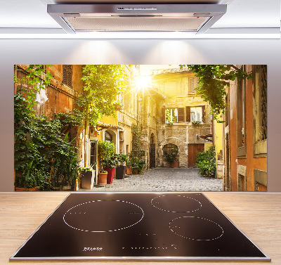 Cooker splashback Italian streets