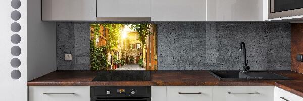 Cooker splashback Italian streets