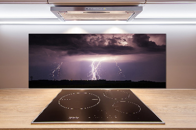 Cooker splashback Thunderstorm