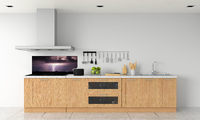 Cooker splashback Thunderstorm