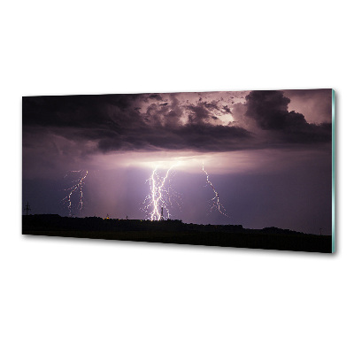 Cooker splashback Thunderstorm