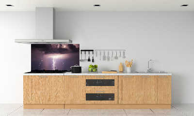 Cooker splashback Thunderstorm