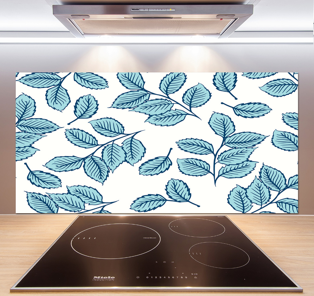 Kitchen splashback Leaves