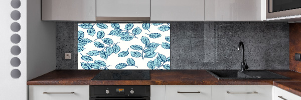 Kitchen splashback Leaves