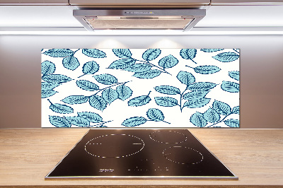 Kitchen splashback Leaves