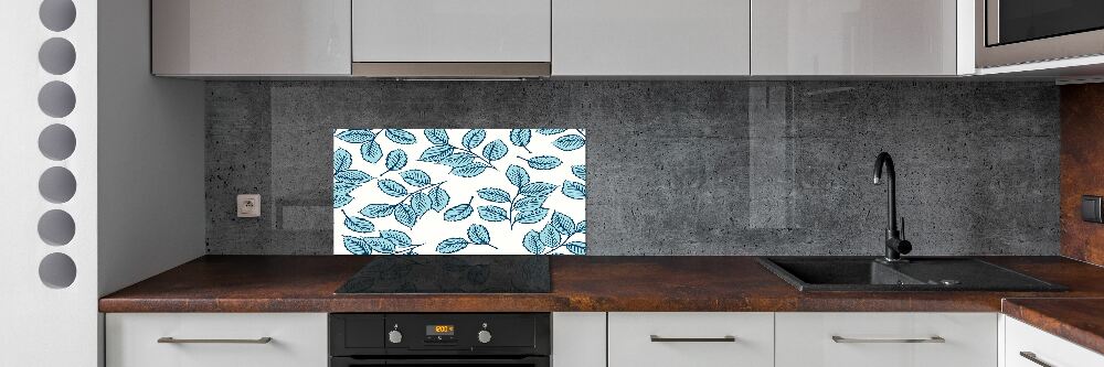 Kitchen splashback Leaves