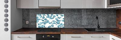 Kitchen splashback Leaves