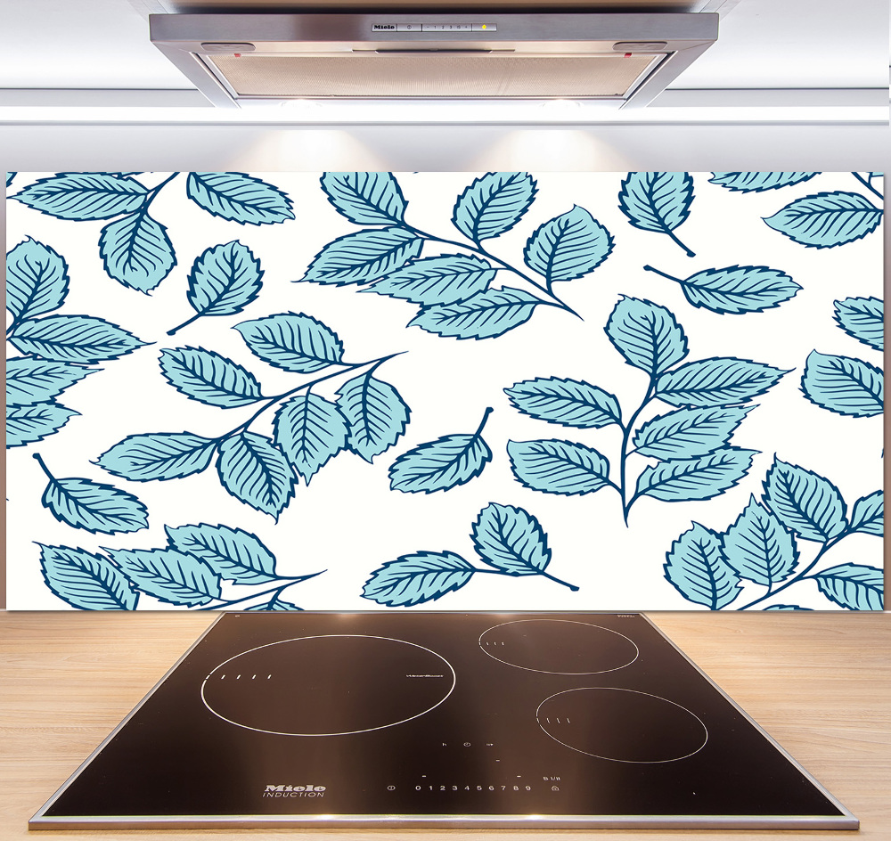 Kitchen splashback Leaves