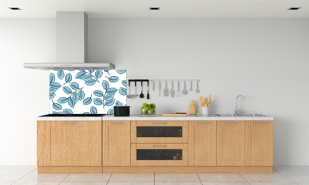 Kitchen splashback Leaves